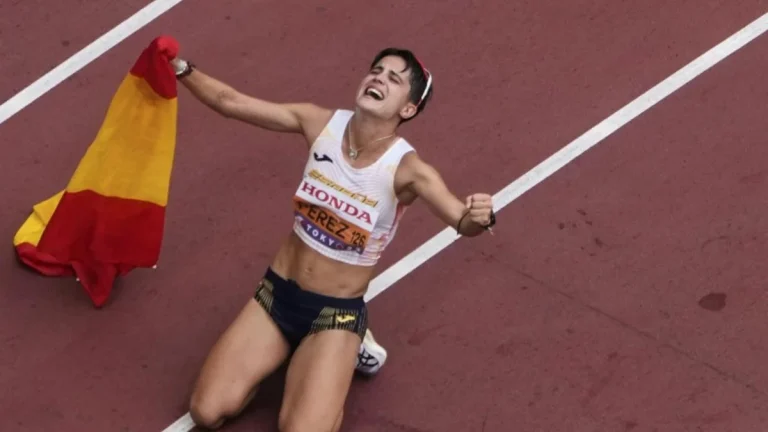 María Pérez, reina del atletismo español: campeona mundial en Tokio
