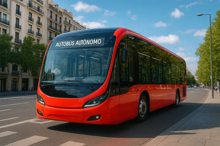 Así es el primer autobús autónomo en España: Está en Madrid y lo puedes probar gratis