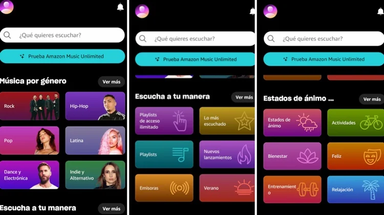 Amazon Music pone contra las cuerdas a Spotify: más barato, 4 meses gratis e integración con Alexa Fuente: AMU
