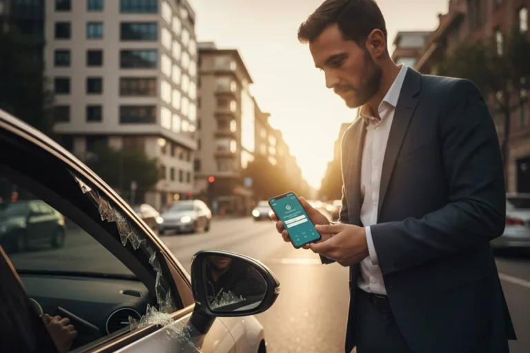 Alerta por la estafa del retrovisor: así utilizan el engaño para robar datos móviles tras un choque