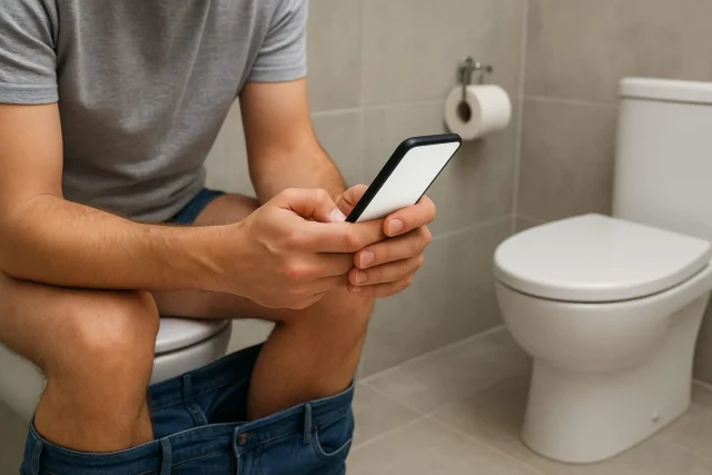 ¿Usas el móvil en el baño? Así afecta a tu salud según los expertos médicos