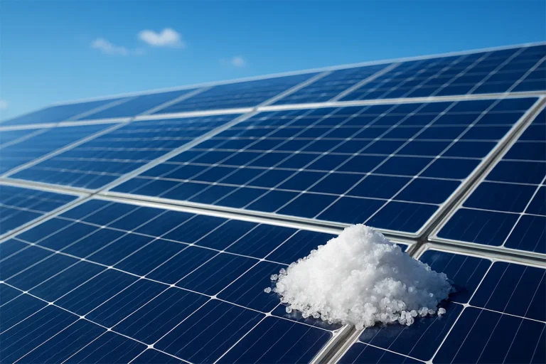 El truco simple que mejora la eficiencia de los paneles solares usando sal