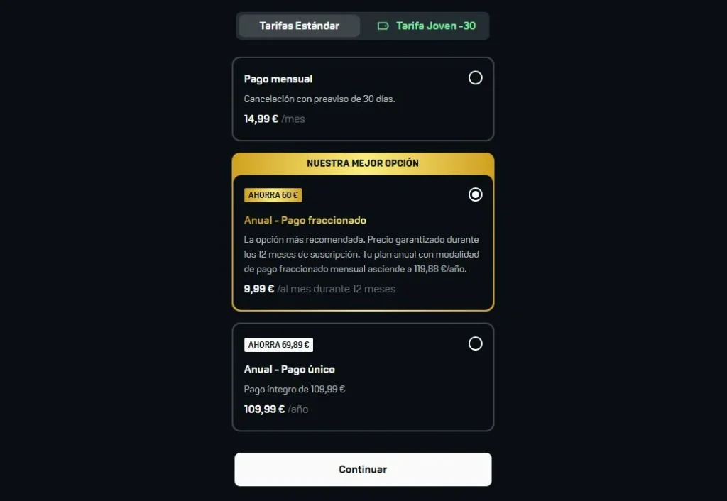 DAZN se 'pitorrea' de sus nuevos clientes con el acuerdo sorpresa con Movistar Plus 2 Los precios de la suscripción al Plan Baloncesto de DAZN