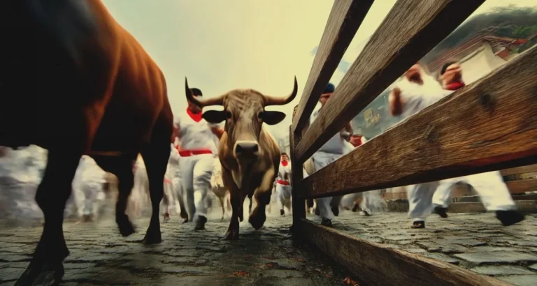 Graba el encierro de San Fermín con unas gafas inteligentes y la Policía lo multa
