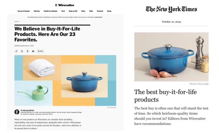 ‘The New York Times’ destaca la clásica olla de Le Creuset como una de las mejores “compras para toda la vida”