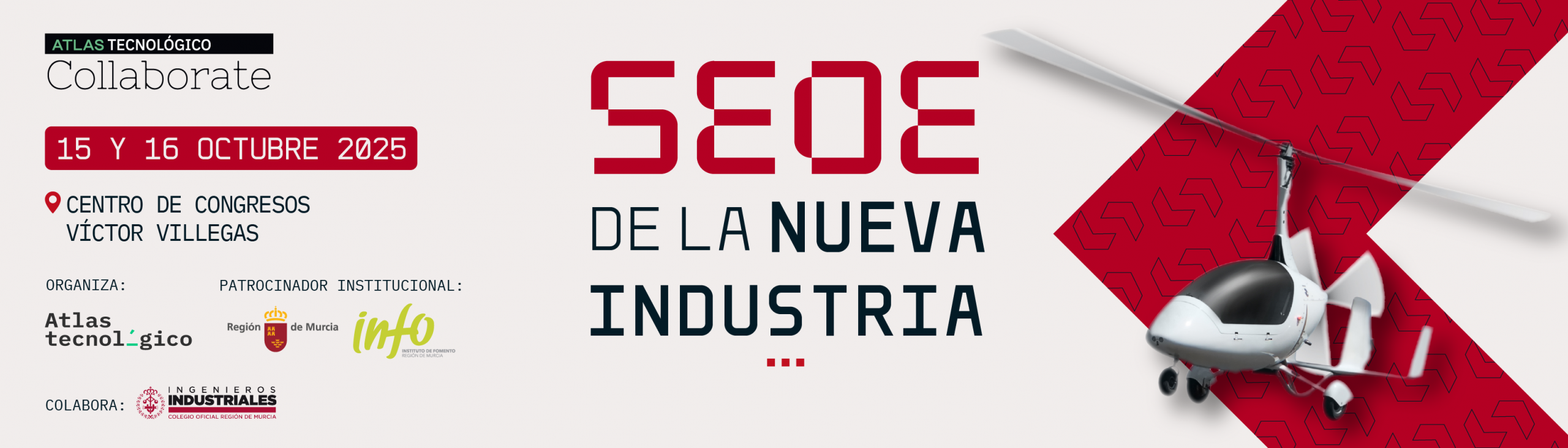 Murcia reúne a más de 400 directivos de toda España en una cumbre para captar sedes de empresas 49 Banner Web Atlas Tamano768 x 220px ALTA Mesa de trabajo 1 1 scaled 1