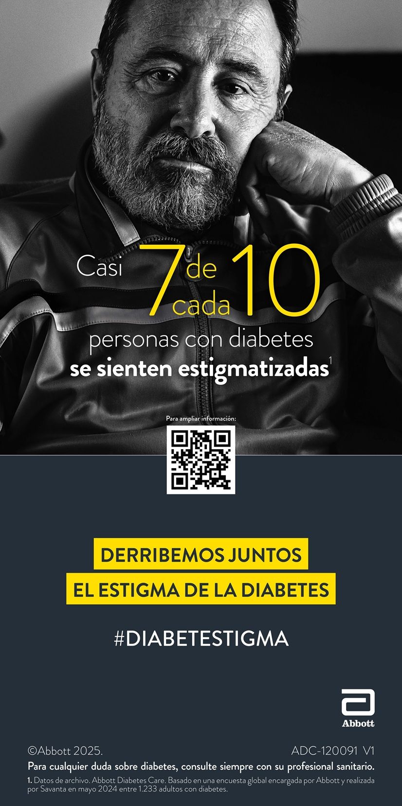 DIABETESTIGMA Casi 7 de cada 10 personas con diabetes se sienten estigmatizadas Comprimida