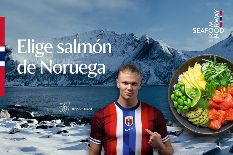 Salud, nutrición y origen destacan en la nueva campaña de Haaland para Mar de Noruega