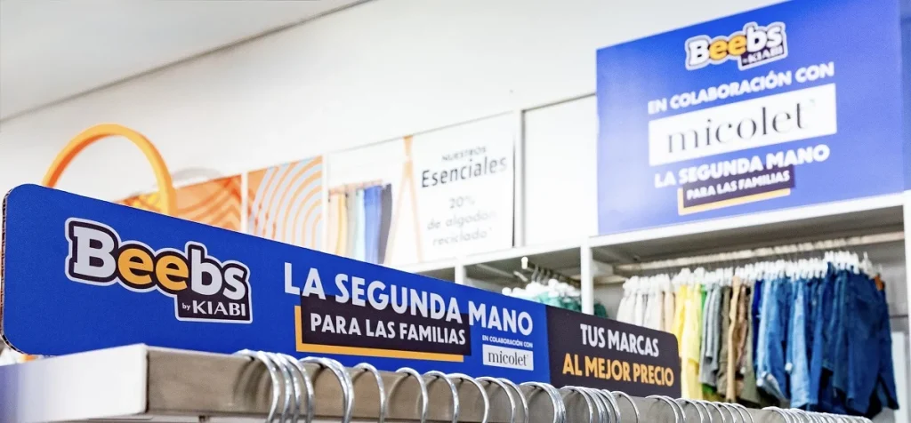 Kiabi avanza en la expansión de sus córners de segunda mano en la Península Ibérica 2 Kiabi en colaboracion con Micolet