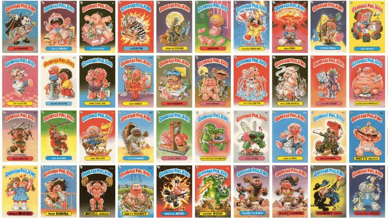 El álbum de cromos de “La Pandilla Basura” que los colegios empezaron a prohibir por considerarlo “muy violento”