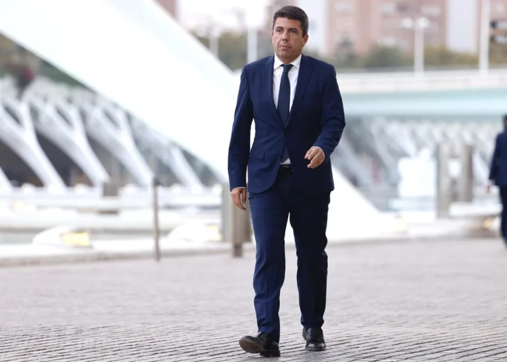 Las protestas contra Mazón