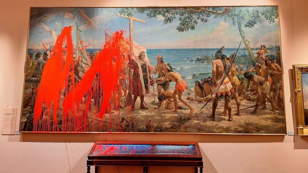Los ataques a museos se multiplican desde 2022: lo que hay detrás de la estrategia de los activistas de 'Futuro Vegetal' contra el arte 1 Pintura, pegamento y mensajes radicales: así actúan