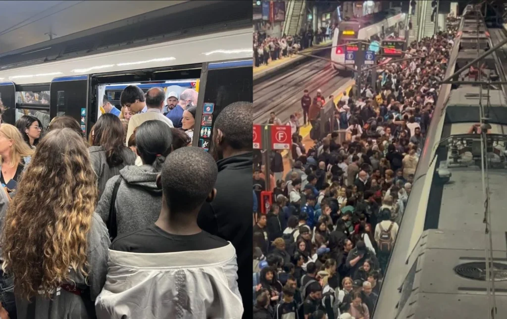 Aglomeraciones en Metro de Madrid y Renfe Cercanías