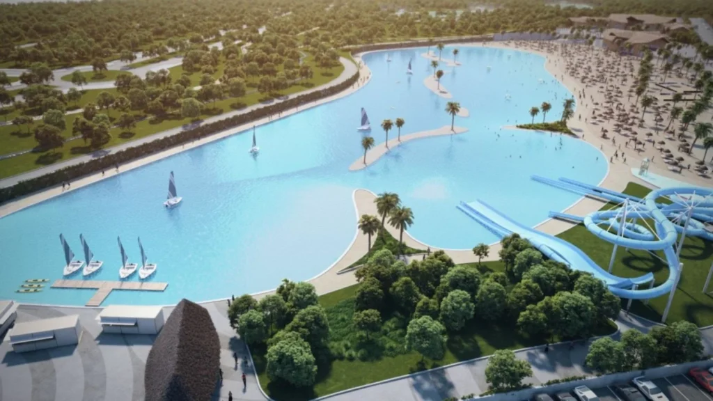 La playa artificial Alovera Beach tendrá zonas navegables y de baño