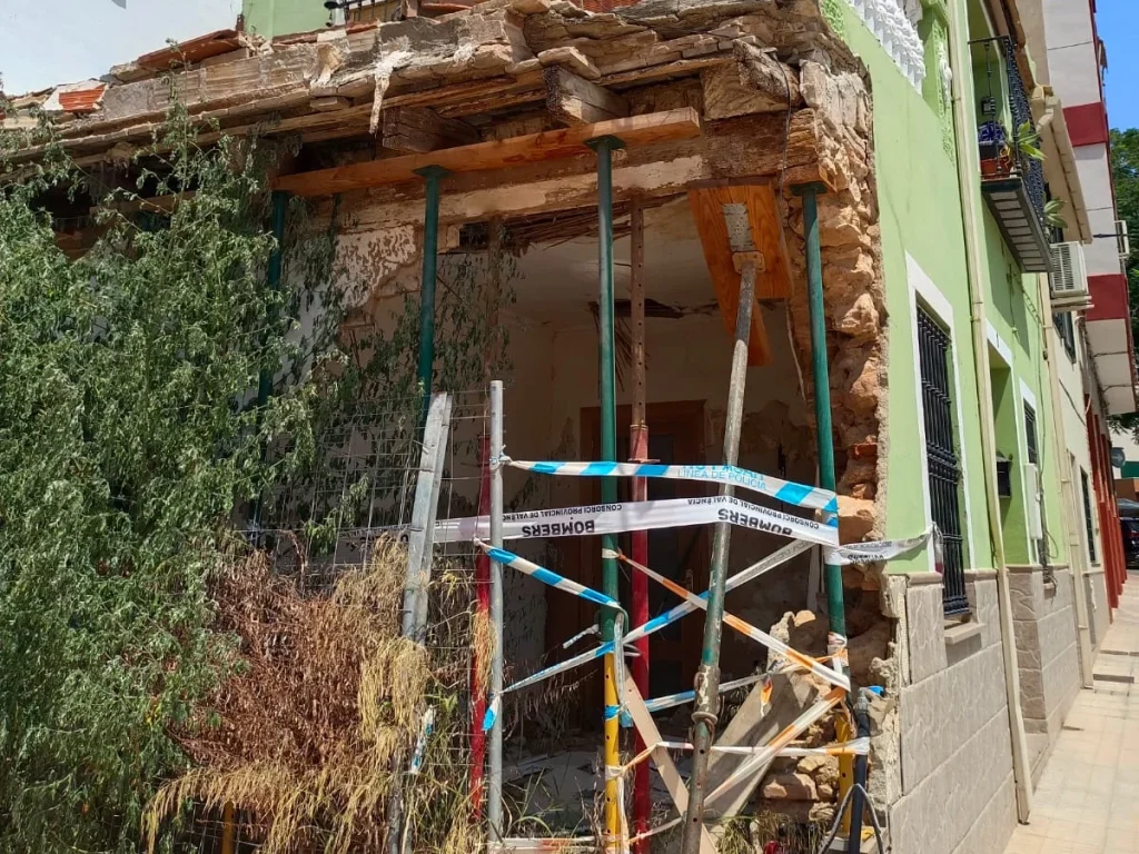 Una casa de Paiporta  destruida por la DANA de Valencia