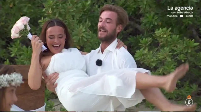 “Sí, quiero”: Tony Spina y Marta Peñate protagonizan la primera boda oficial de 'Supervivientes All Stars’ con tropiezos y un desinvitado