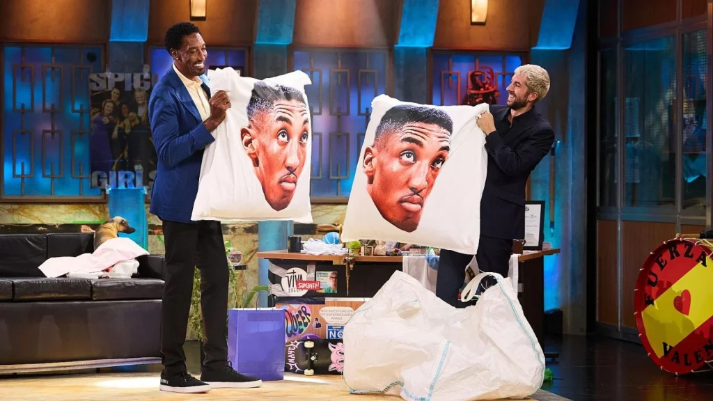 Scottie Pippen en La Revuelta con David Broncano en un programa el pasado mes de septiembre