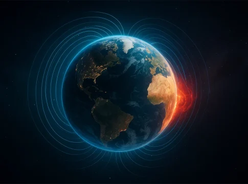 ¿Está la Tierra en peligro? La anomalía magnética hallada por satélites genera alarma entre los científicos Tierra muestra anomalía magnética detectada por satélites