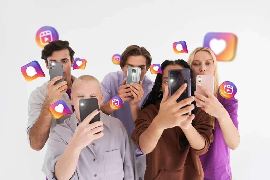 Representación de mujeres y hombres influencers