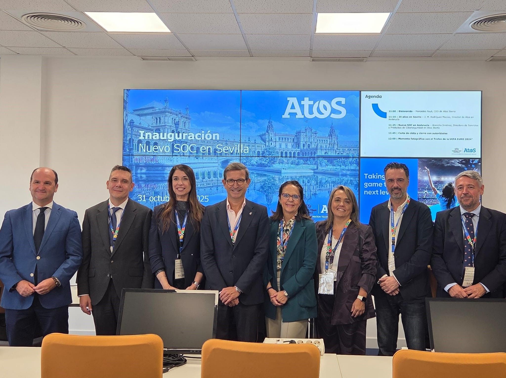 Atos inaugura un nuevo Centro de Operaciones de Ciberseguridad y Gestión de Infraestructuras en Sevilla 1 NP Atos inaugura un nuevo Centro de Operaciones de Ciberseguridad y Gestin de Infraestructuras en Sevilla