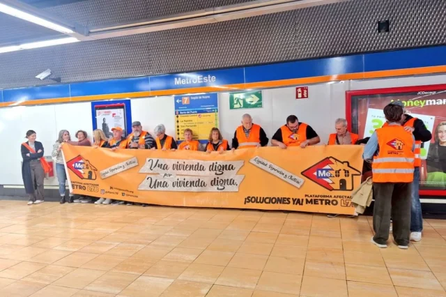 17 años de pesadilla por las obras de la Línea 7B del Metro de Madrid: "Desde 2007 se desmoronan nuestras vidas"