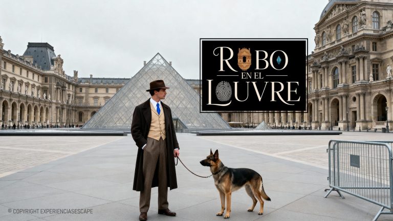 El robo del Louvre inspira una nueva Escape Room para empresas en Madrid