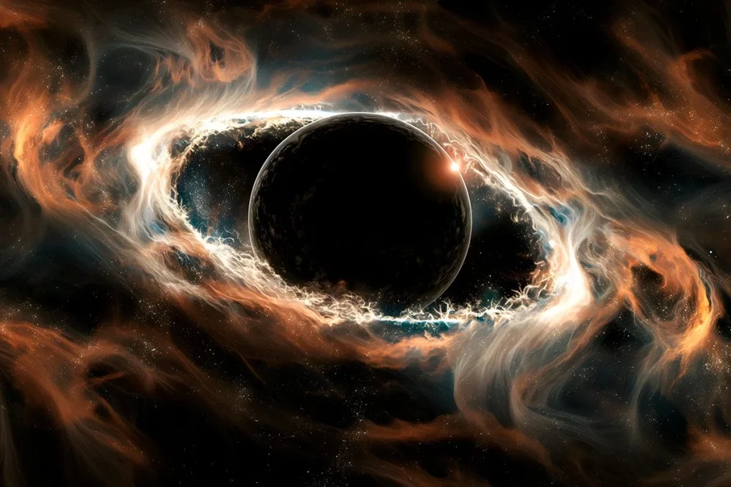 Una estrella provoca la mayor llamarada jamás registrada antes de ser devorada por un agujero negro 2 Una estrella desencadena la mayor llamarada jamás registrada antes de ser absorbida por un agujero negro