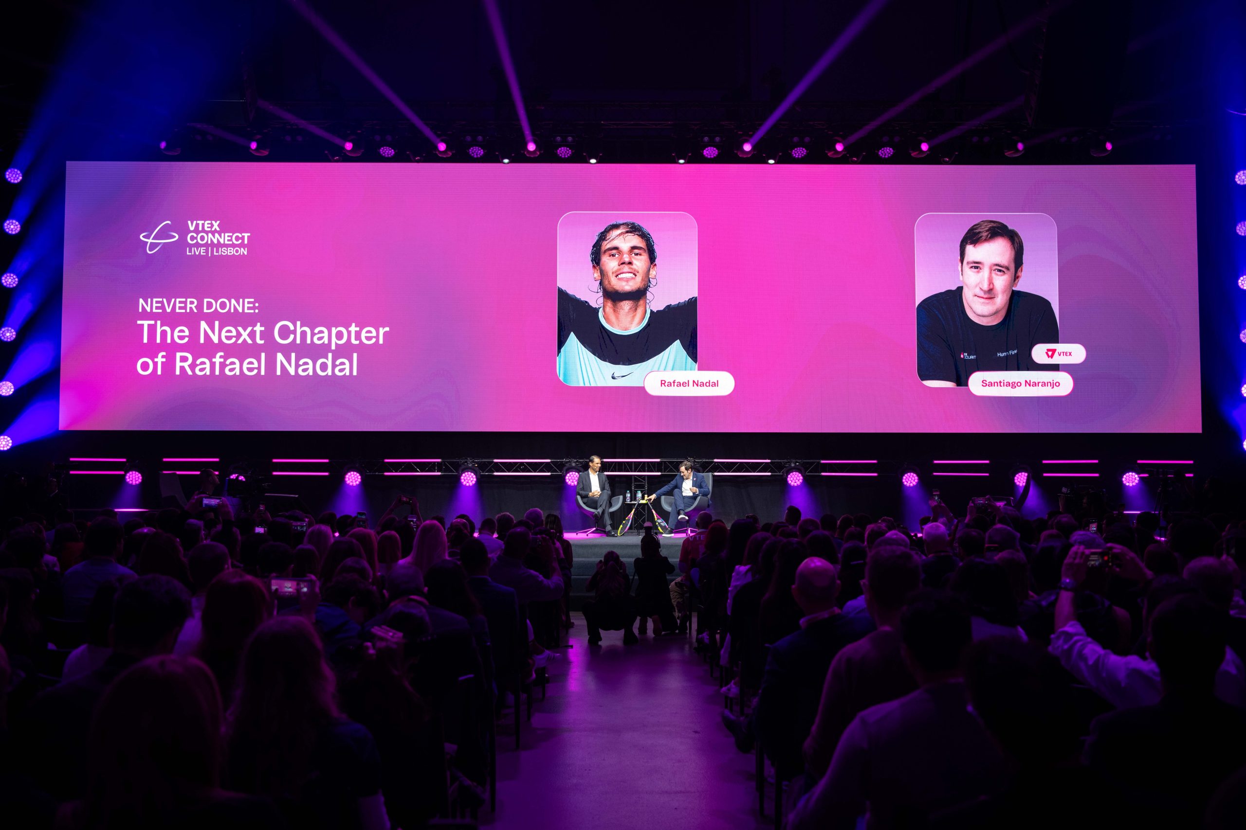 Rafa Nadal en VTEX Connect Europe: "Para lograr un gran éxito, ‘cómodo’ nunca es la palabra ideal" 66 VCE 2025 scaled