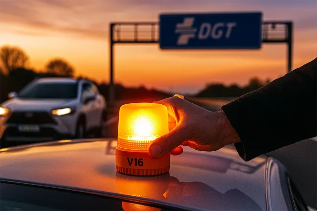 La verdad sobre el rastreo con las balizas V16, según la Dirección General de Tráfico (DGT)