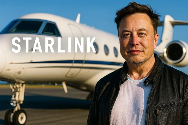 Gracias a Elon Musk, ahora puedes disfrutar de internet rápido a bordo del avión