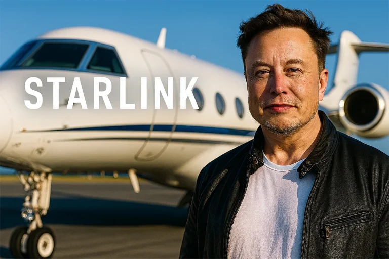 Gracias a Elon Musk, ahora puedes disfrutar de internet rápido a bordo del avión