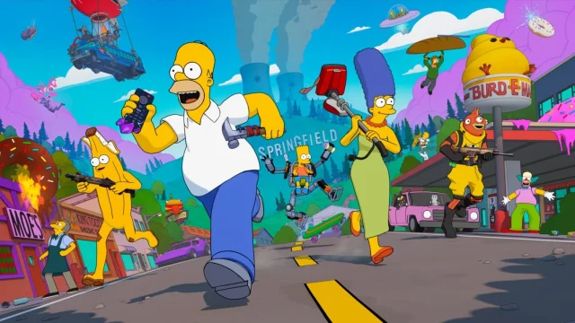 'Fortnite' dispara otra vez la bala nostálgica: su colaboración con 'Los Simpson' es solo otra muesca en la culata de los videojuegos