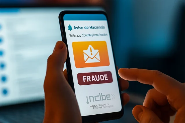 Oleada de fraude digital con mensajes que imitan a Hacienda: cómo protegerse según el INCIBE