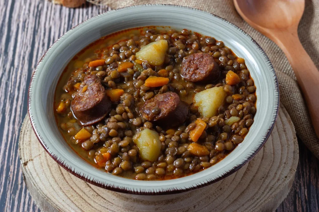 3 platos de cuchara que te salvarán el invierno (y el bolsillo) 1 Un clásico infalible. Descubre por qué este es uno de los platos de cuchara que nunca falla en el recetario español. Fuente: Freepik