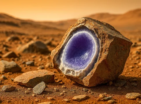 Lo nunca visto en Marte: la NASA rompe por error una roca y no puede creer lo que descubre dentro Marte roca fracturada NASA hallazgo interior