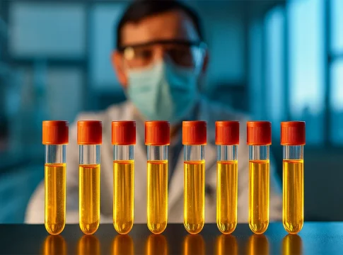 La sangre dorada, la joya médica que los científicos intentan replicar en laboratorio sangre dorada celulas microscopio realista