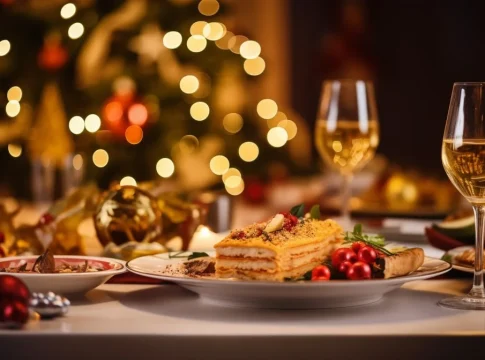 Banquete de Navidad Navidad y Nochevieja