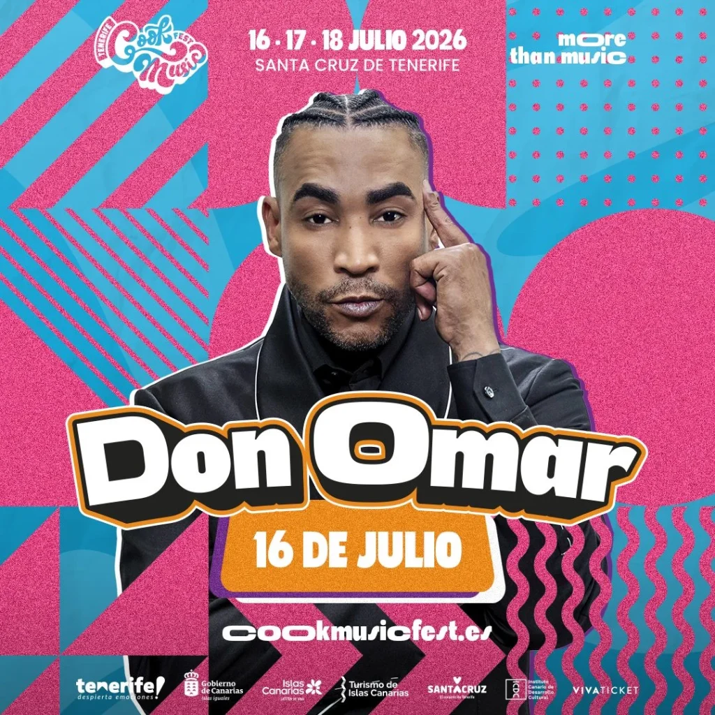 Don Omar pone fecha a su paso por España en 2026 1 Cartel del concierto de Don Omar en el Cool Festival