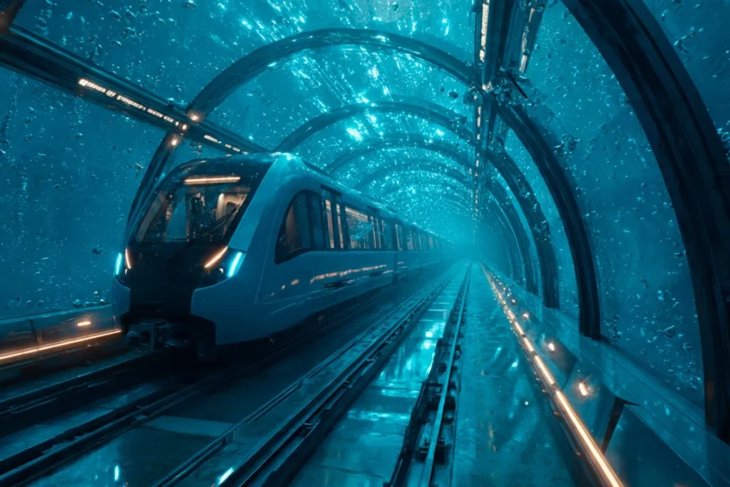 China sorprende al mundo con un tren submarino de alta velocidad: Los viajes que duraban horas ahora tardan minutos 1 China revoluciona el transporte mundial con un tren submarino de alta velocidad que conecta ciudades en minutos
