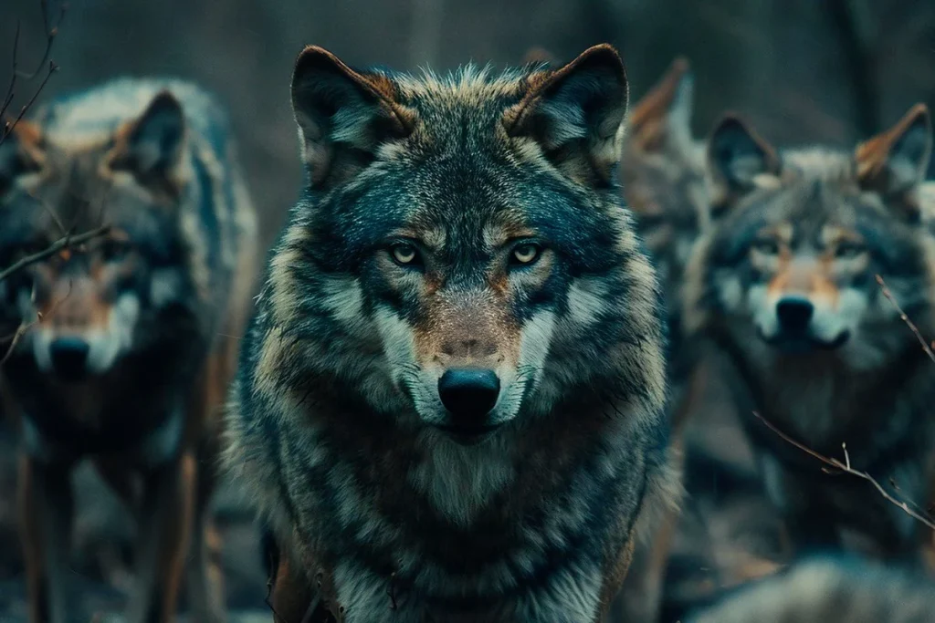 Lobos cazando con herramientas como humanos: el vídeo viral que sorprende a la comunidad científica