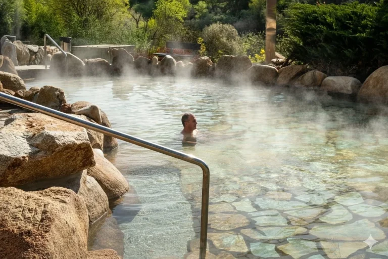 No pagues por Islandia ni Budapest: la ciudad española con aguas a 40º donde el invierno no existe