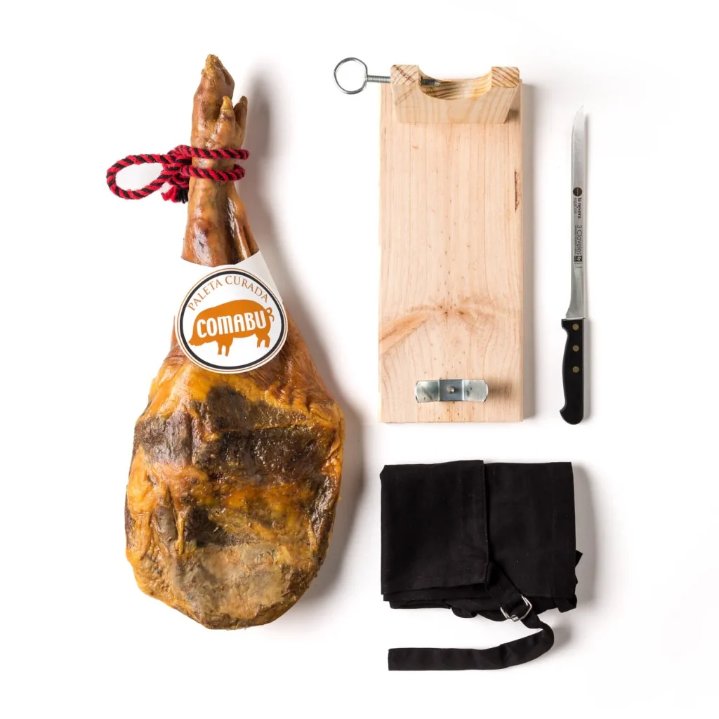 Paleta curada Comabu y jamonero. La nevera espanola