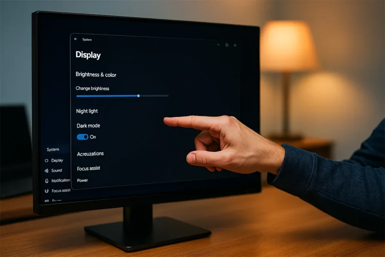 Especialista en ergonomía digital da los 4 ajustes de Windows que reducen significativamente la fatiga ocular frente al ordenador