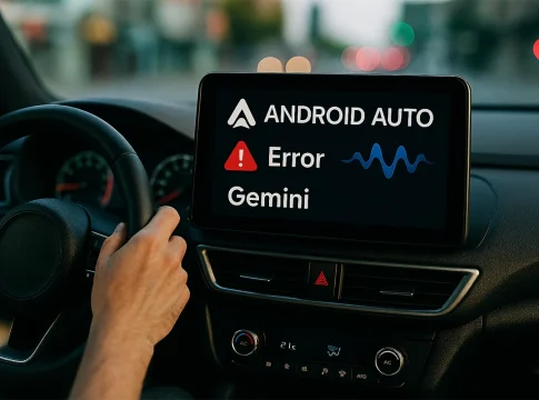 Android Auto falla: Gemini está presentando errores frecuentes que afectan seriamente la experiencia de conducción android auto error en interfaz de gemini