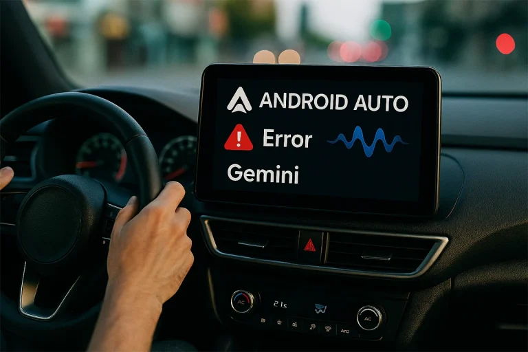 Android Auto falla: Gemini está presentando errores frecuentes que afectan seriamente la experiencia de conducción
