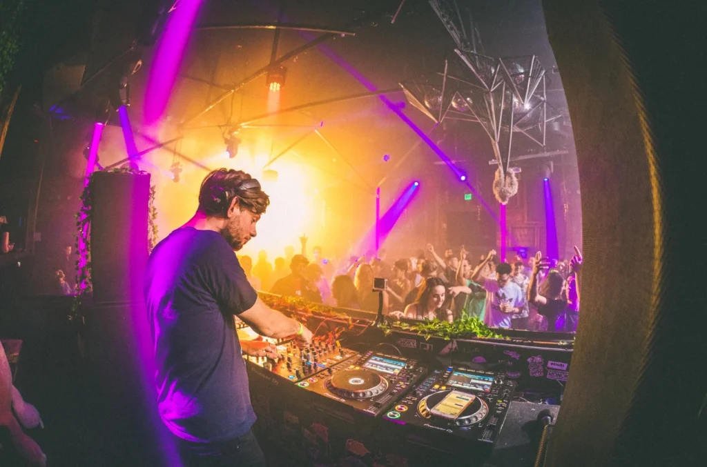 Una discoteca en Madrid