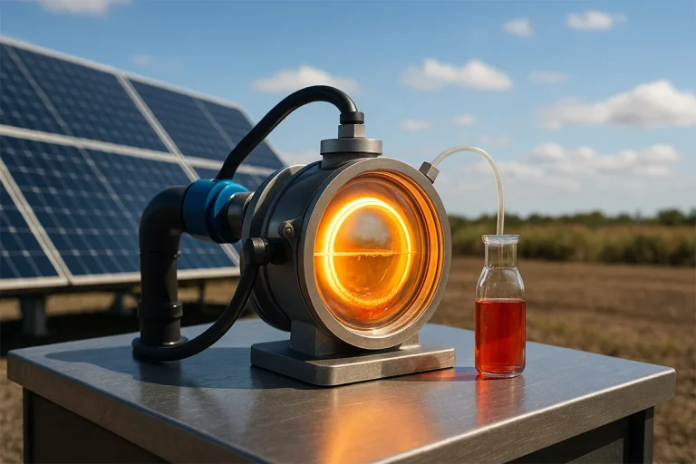 Inventan un dispositivo solar revolucionario que transforma CO2 directamente en combustible limpio