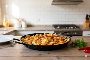 María del Mar López (52), experta en cocina manchega, "El gazpacho manchego que haces es un puchero con pan: el error está en no freír el pan en manteca de oveja antes de añadir el caldo"