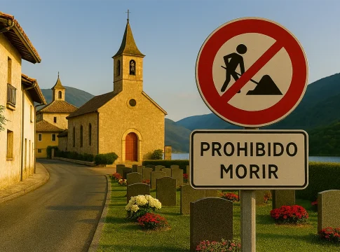 De Noruega a España existe una ley que prohíbe la muerte en ciertos pueblos y esta es la razón ley pueblos españa señal prohibido morir