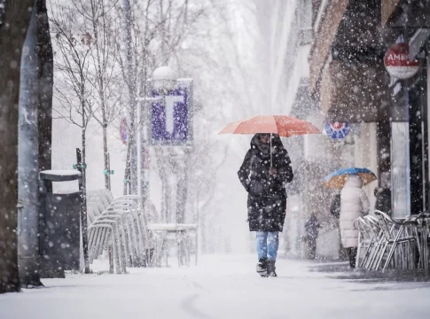 nevadas nieve Nevadas en la calle